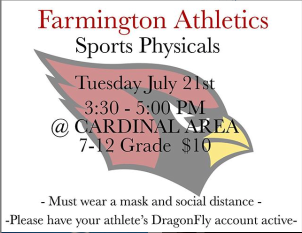 Physicals Announcement