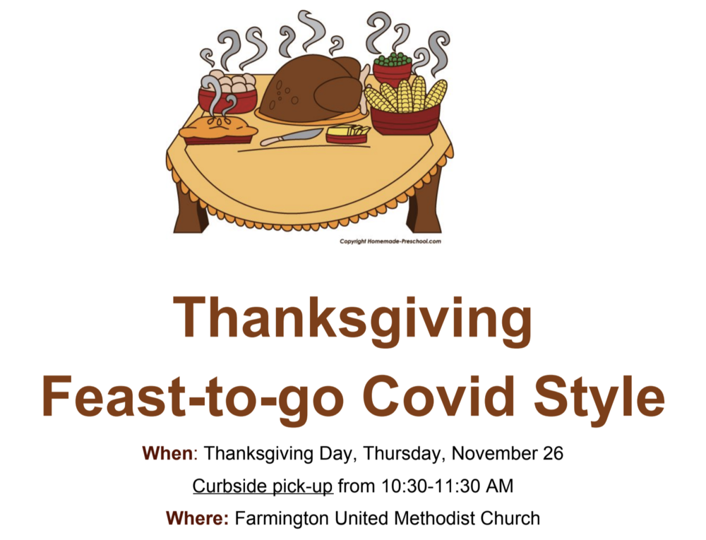 Thanksgiving Feast to Go Sign-Up