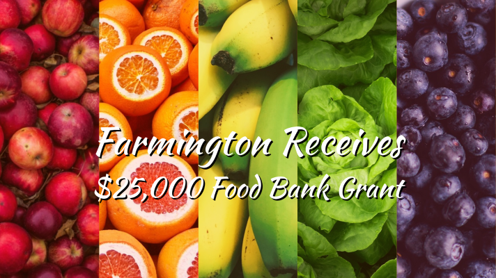 Farmington Public Schools Receives $25,000 Food Bank Grant