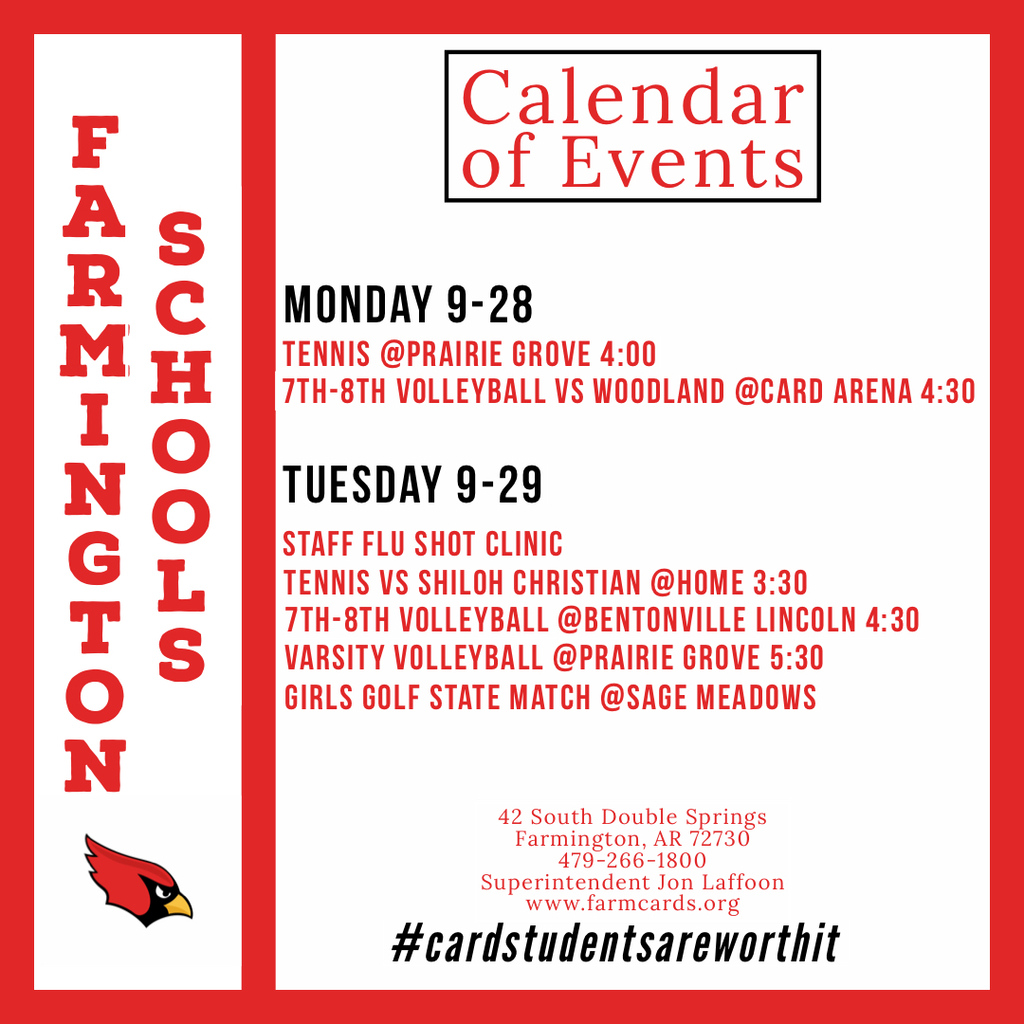 Daily events