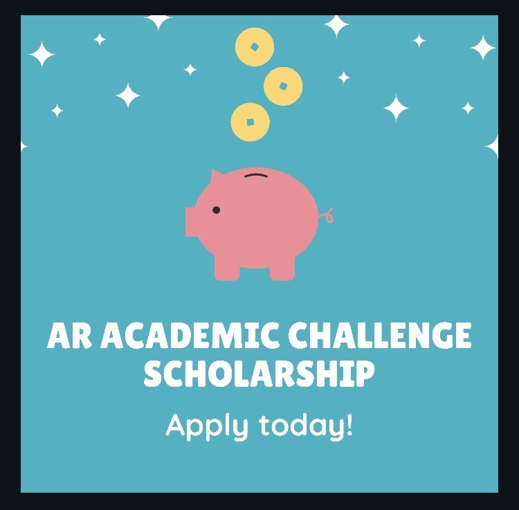 Graphic stating: academic challenge scholarship