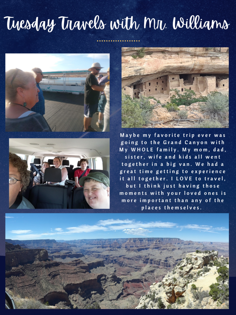 Tuesday Travels with Mr. Williams