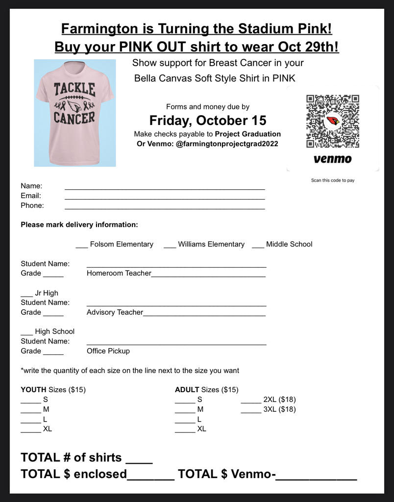 Pink Out Shirt