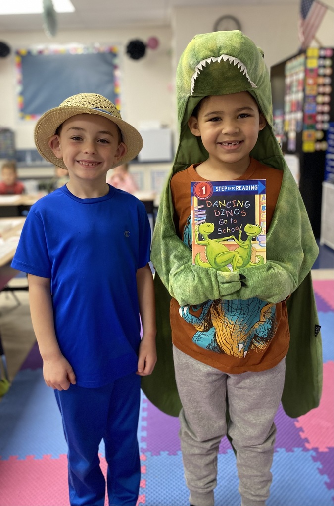2 students dressed up on Book Character Day