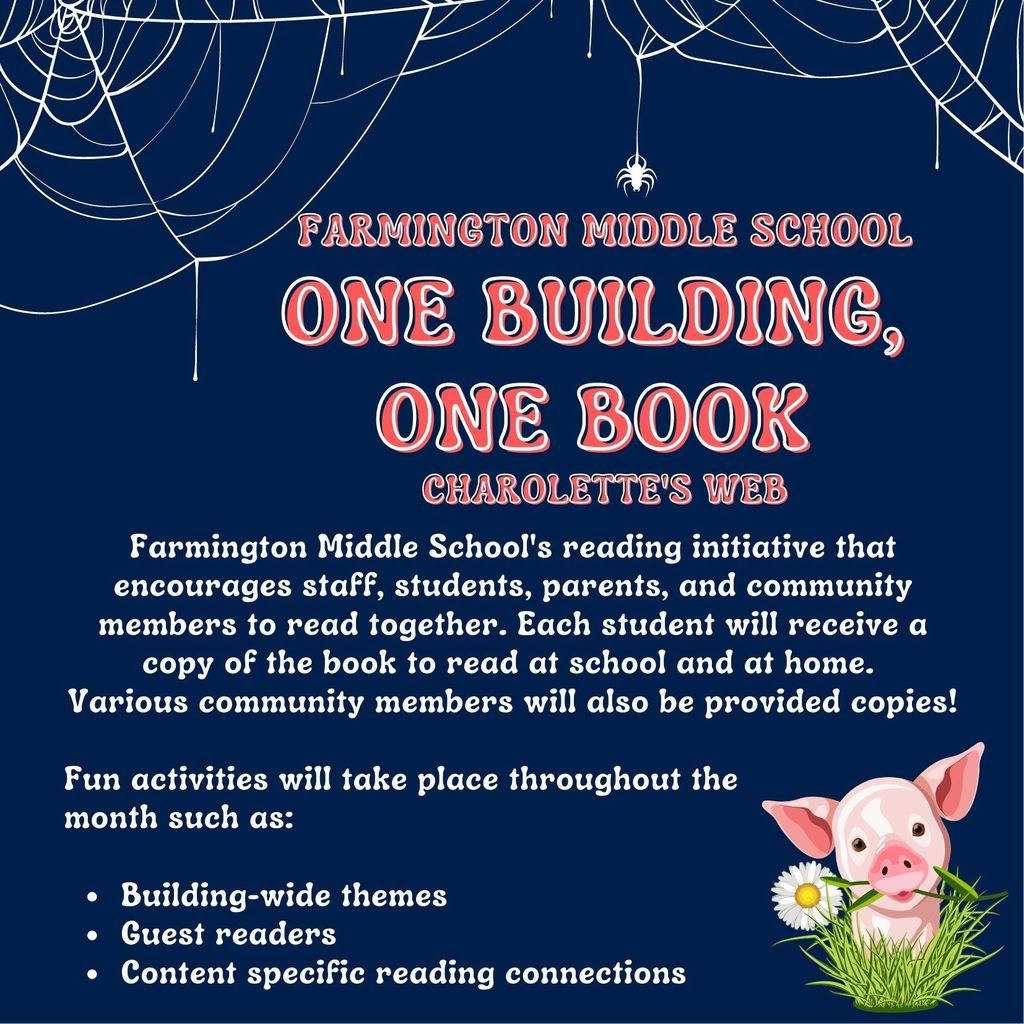 One book, one building flyer for Charlottes Web.