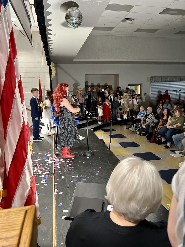 Student performs during Grandparents Day