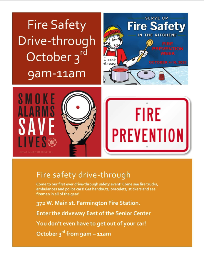 Fire safety drive through